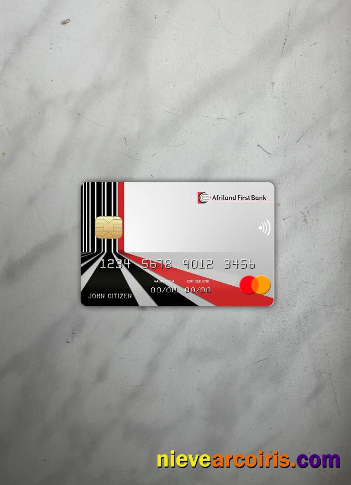 Cameroon Afriland First bank mastercard photolook